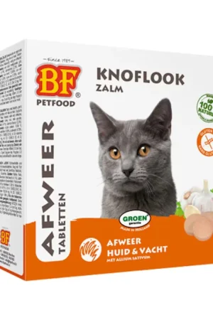 Beste Prijs Biofood kat anti-vlo knoflook tabletten zalm
